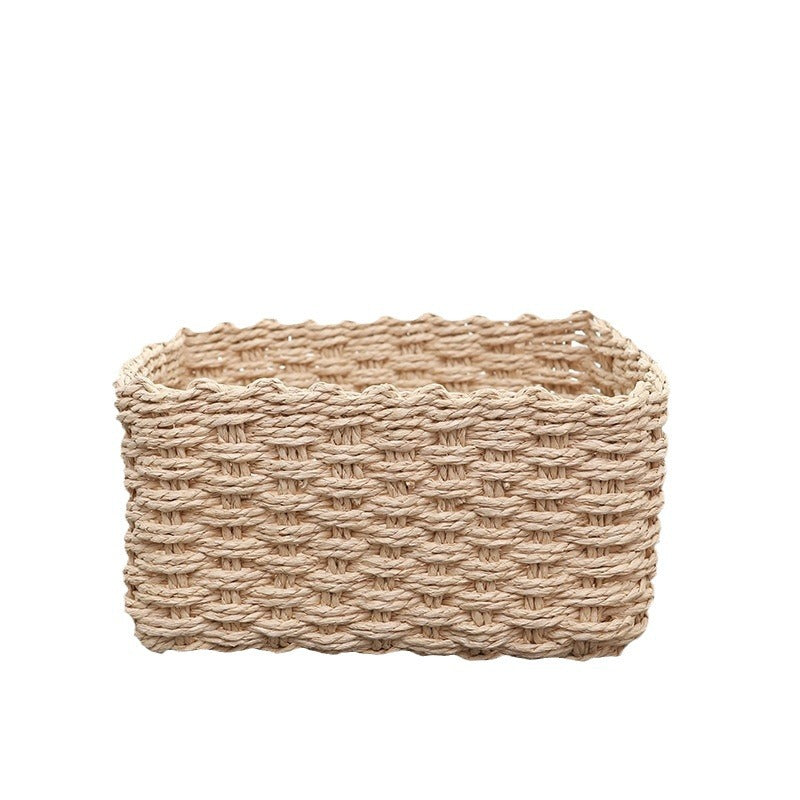 Decorative Woven Organizer Basket Stornfield