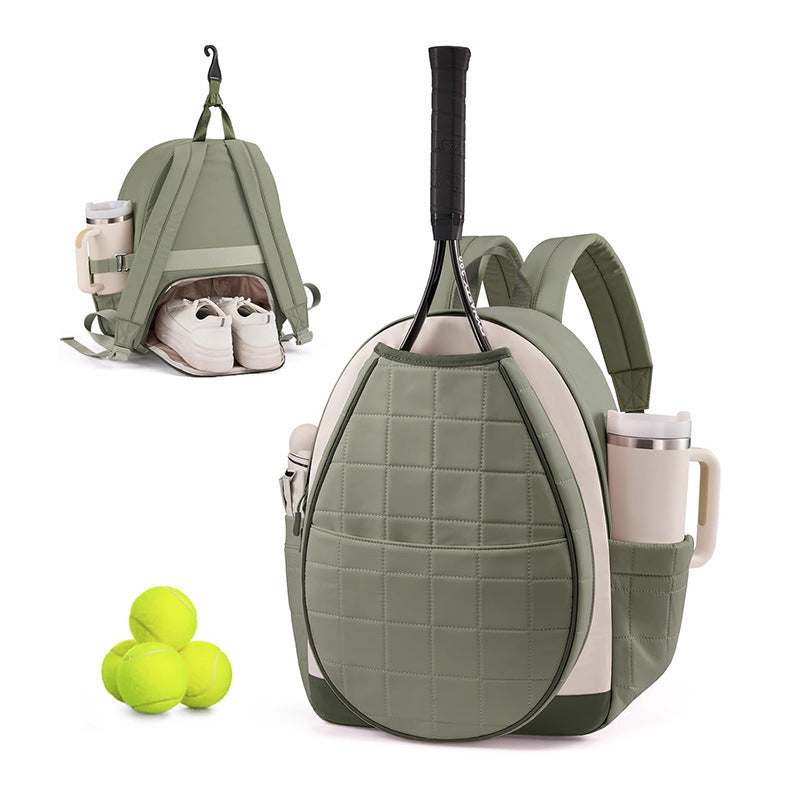 Multifunctional Tennis Backpack with Integrated Shoe and Bottle Compartment Stornfield
