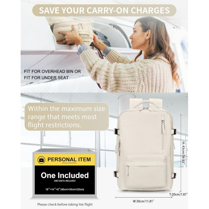 Multifunctional Travel Backpack with Insulated Laptop Compartment Stornfield