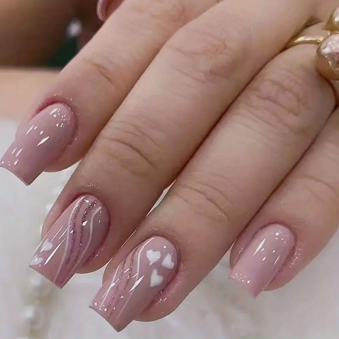 Artificial nails with modern night motif Stornfield