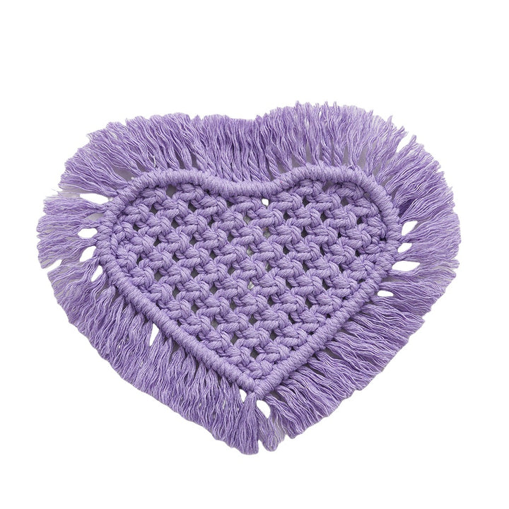 Decorative Macrame Heart Wall Hanging Stornfield