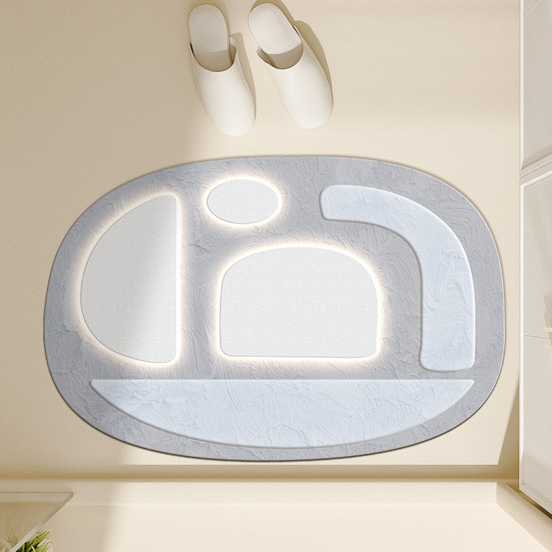 Modern Abstract Bath Mat