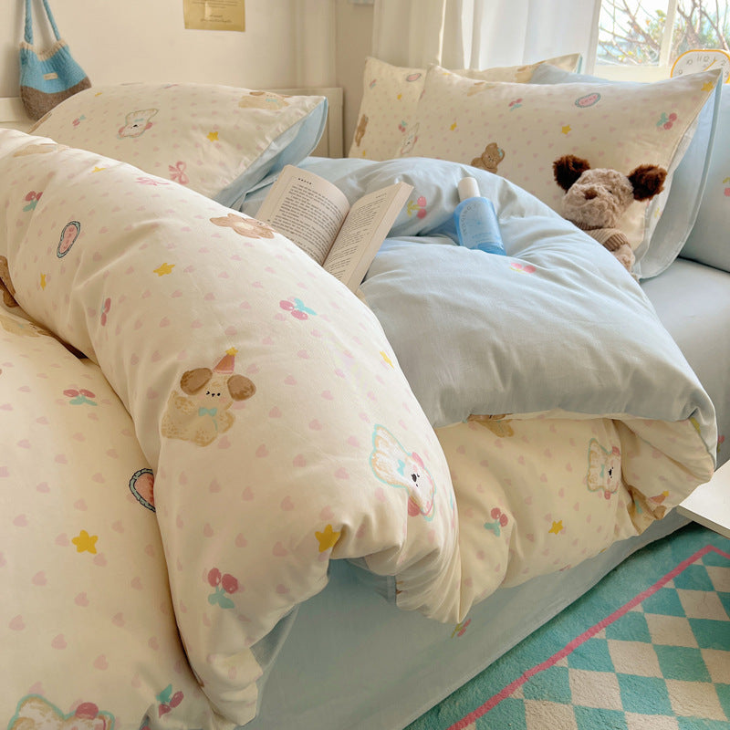 Cartoon-Themed Cozy Comforter Set