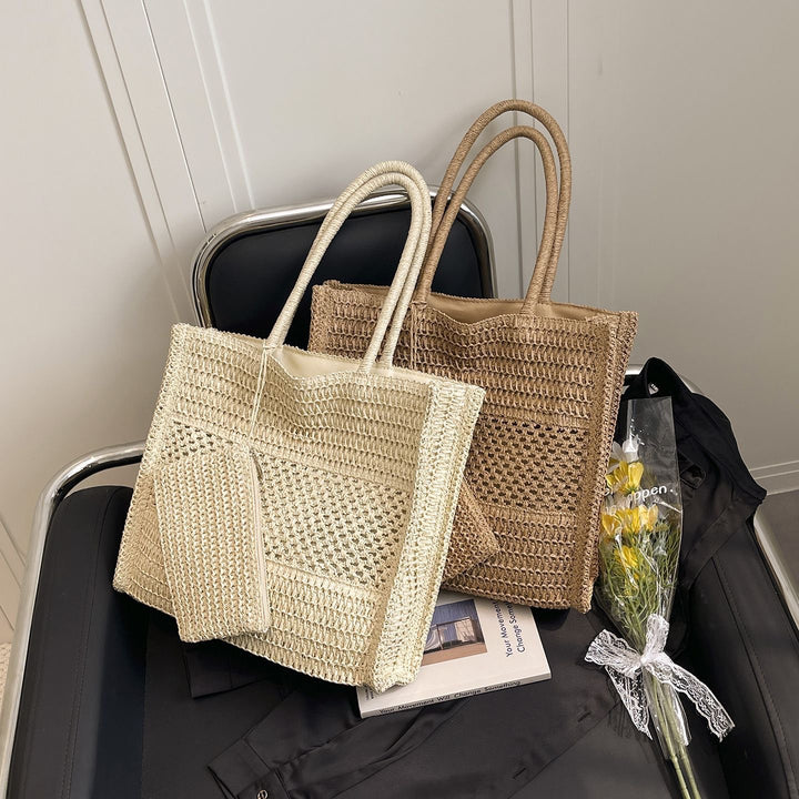 Handbag Made of Natural Weave Stornfield