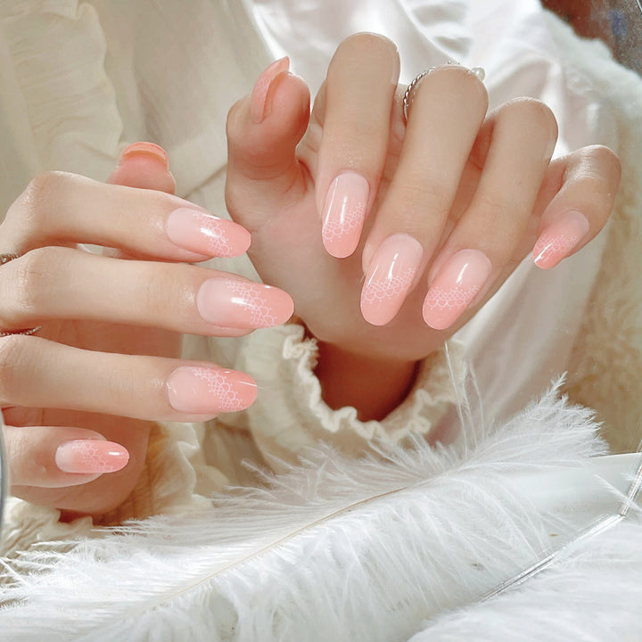 Elegant Gradient Press-On Nail Set
