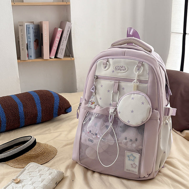 Functional Star-Embellished Backpack Stornfield
