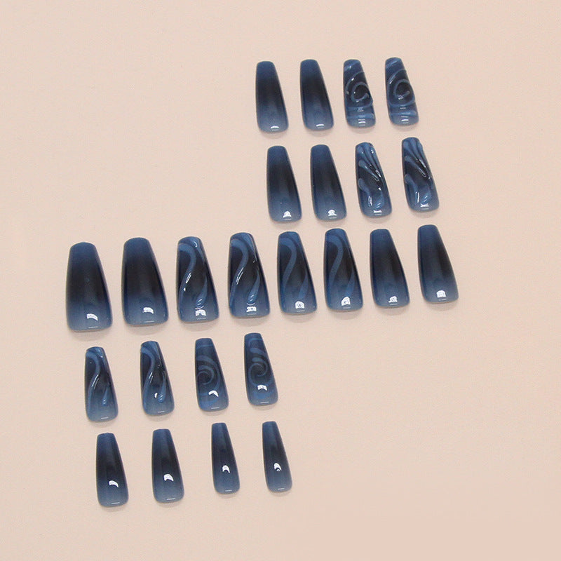 Artistic Swirl Press-On Nail Extensions Stornfield