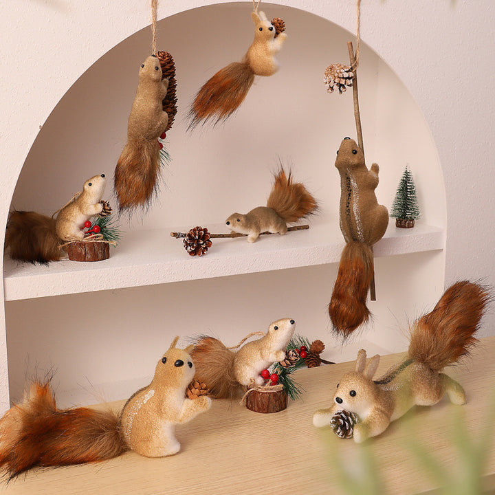 Cute decoration figure with squirrel motif Stornfield
