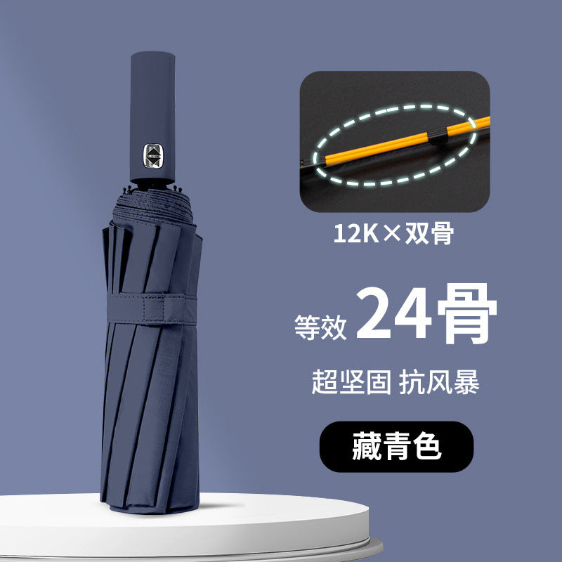 Ladies wind and rain protection umbrella with advanced double structure design Stornfield