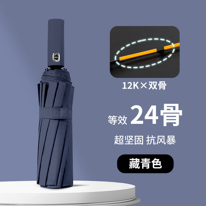 Ladies wind and rain protection umbrella with advanced double structure design Stornfield