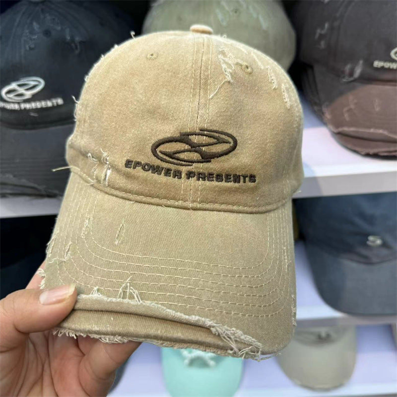 Unisex Distressed Cotton Baseball Cap Stornfield