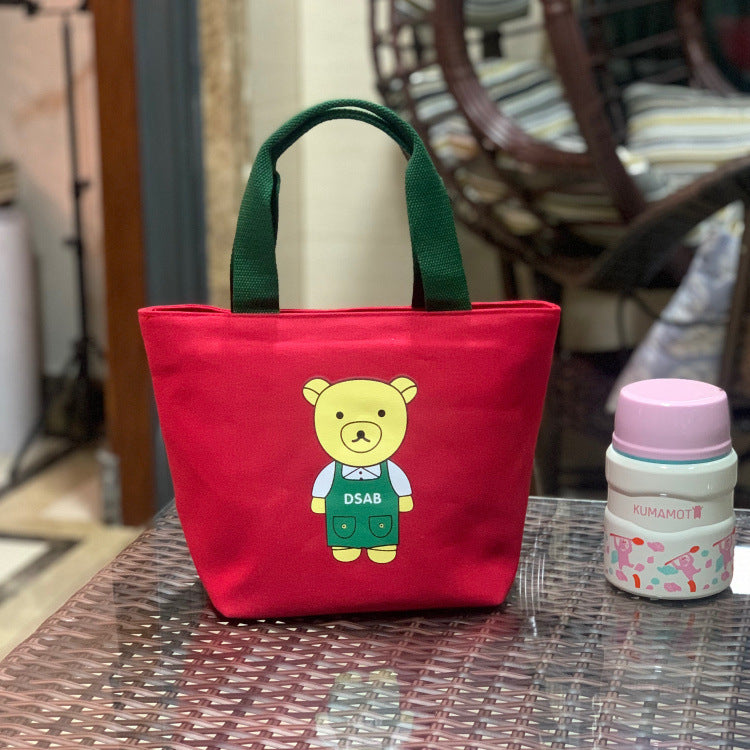 Cute Bear Print Lunch Tote Stornfield