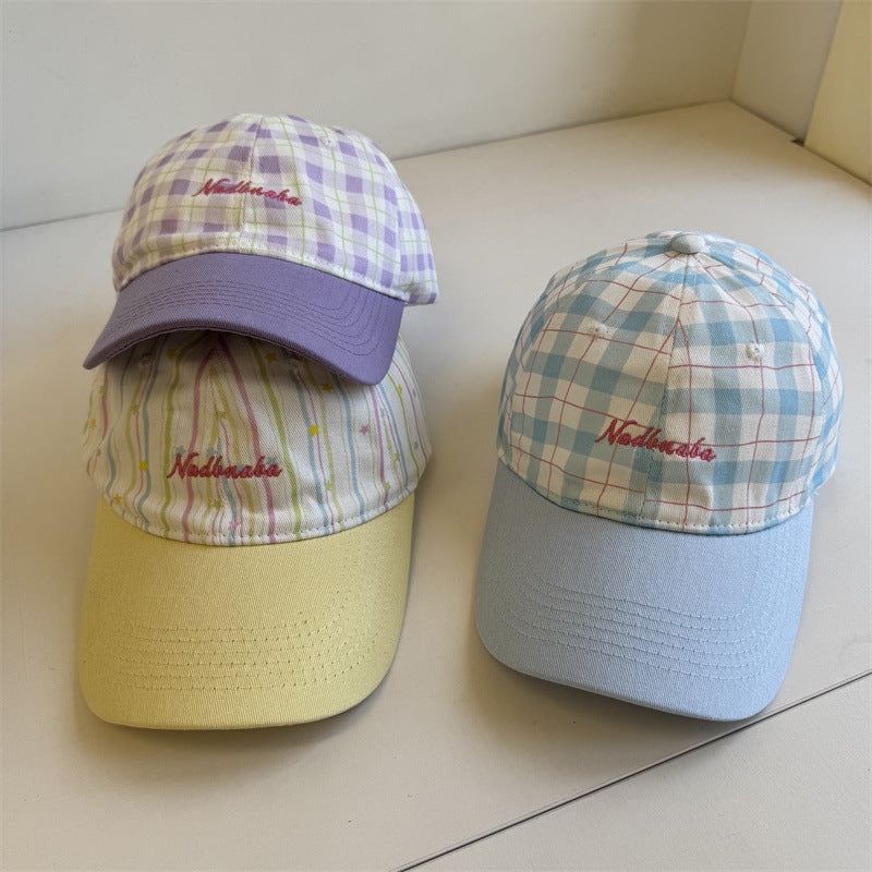 Women's Adjustable Plaid Baseball Cap Stornfield