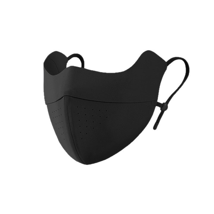 Three-Dimensional Contoured Breathable Reusable Face Mask with Adjustable Ear Loops and Micro Vent Perforations Stornfield