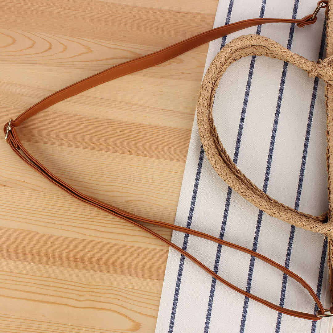 Handbag with Woven Design and Removable Shoulder Strap Stornfield