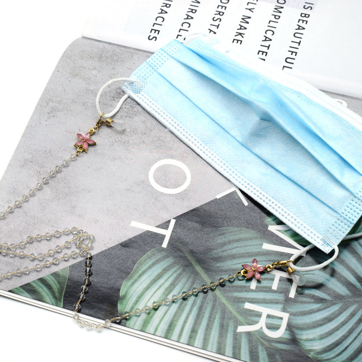 Elegant Floral-Accented Eyewear Chain Stornfield