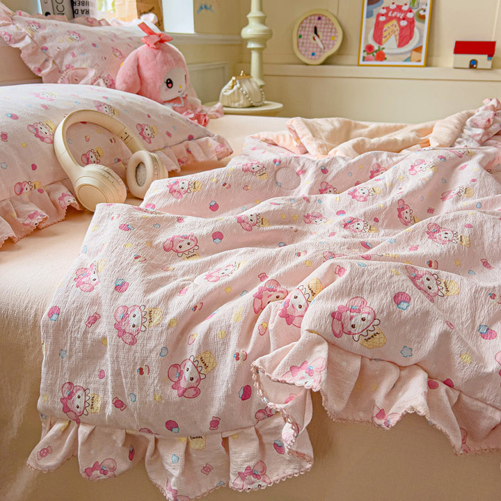 Playful Patterned Throw Blanket