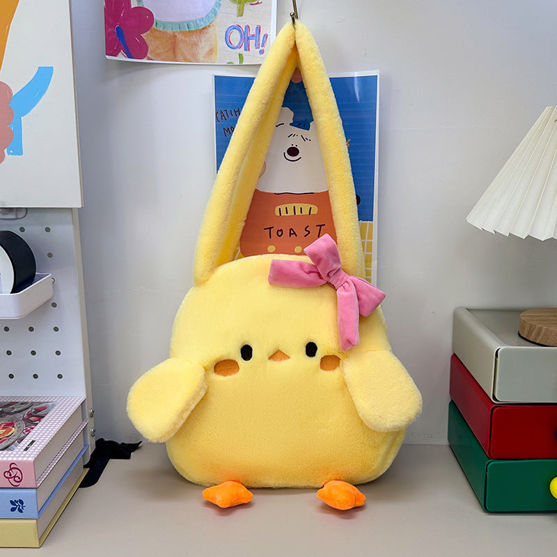 Cozy plush handbag in chicken design Stornfield