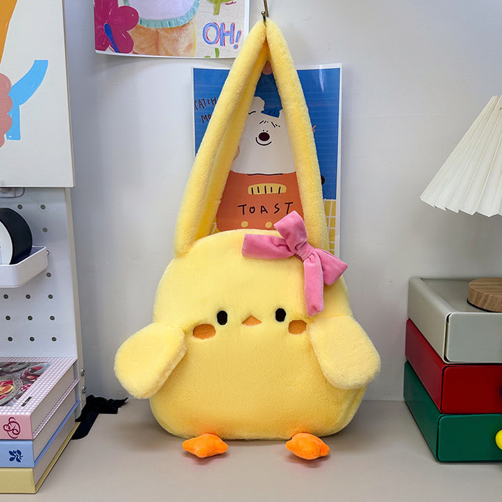 Cozy plush handbag in chicken design Stornfield