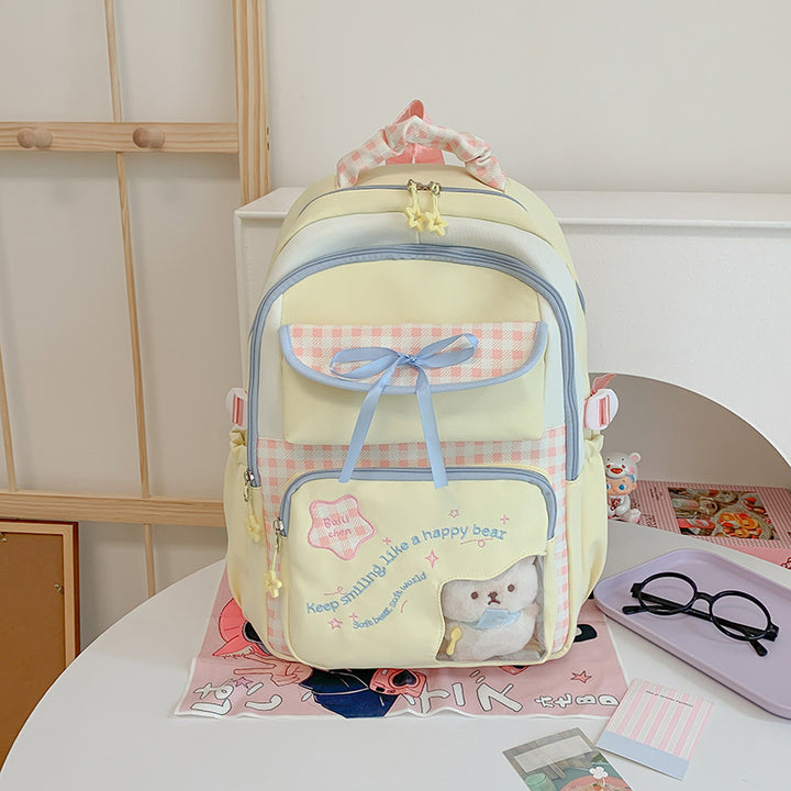Playful Patterned School Backpack Stornfield