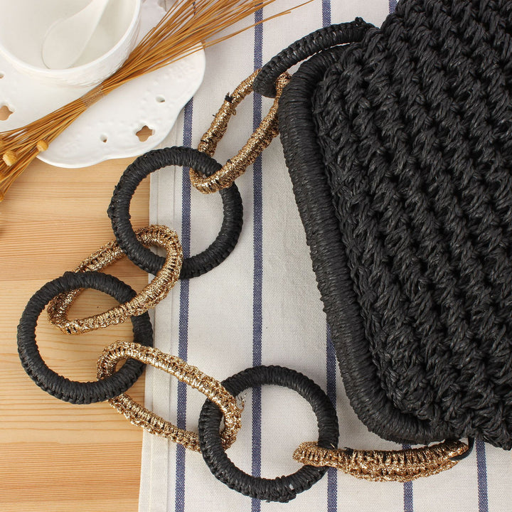 Stylish handbag with decorative chain strap Stornfield