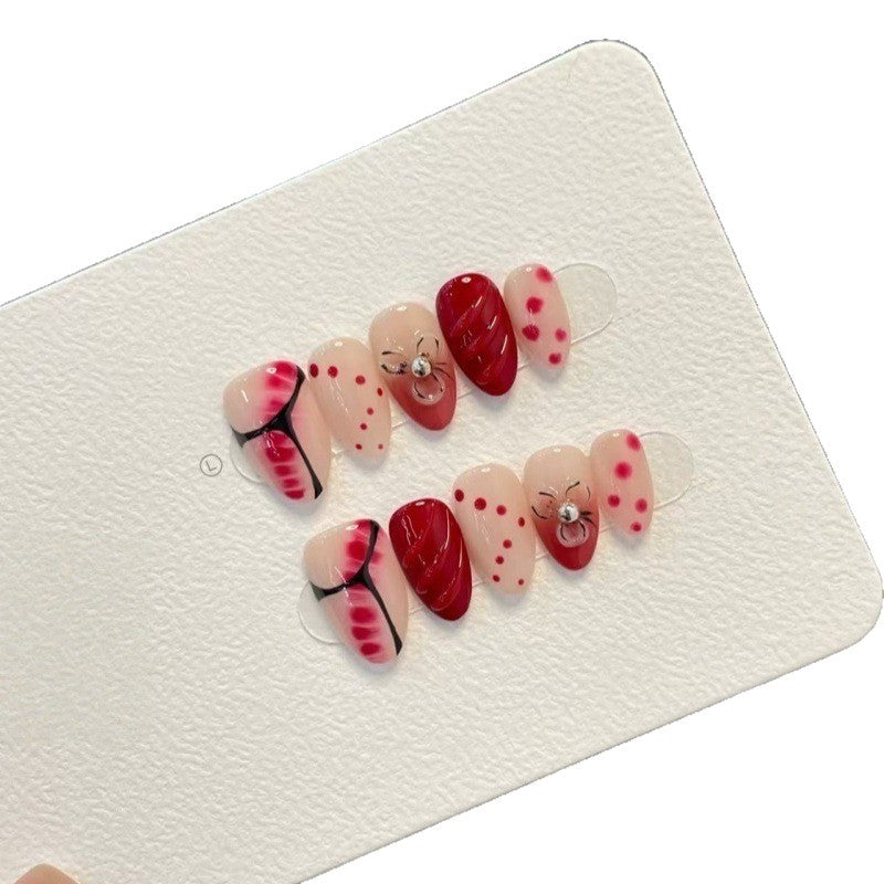 Creative Art Nails Set with Decorative Accents Stornfield