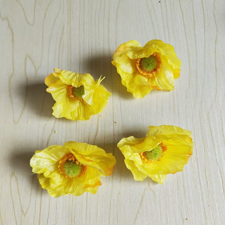 Realistic Silk Flower Embellishments
