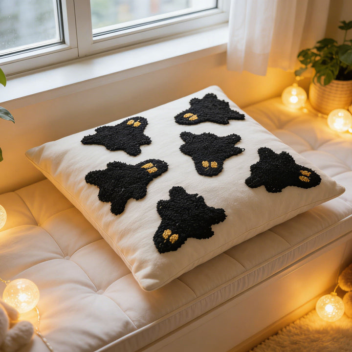 Flower Pattern Cushion