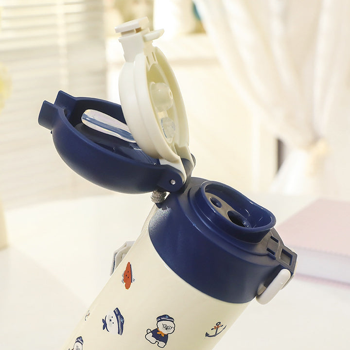 Ladies Insulated Water Bottle with Cheerful Apple Design Stornfield