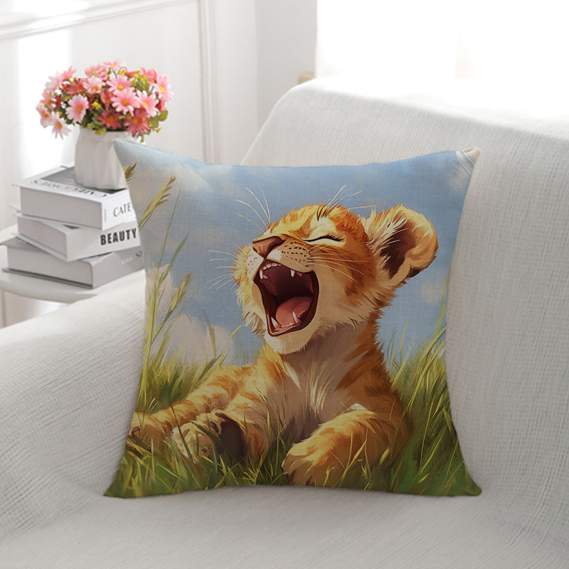 Animal Print Decorative Cushion