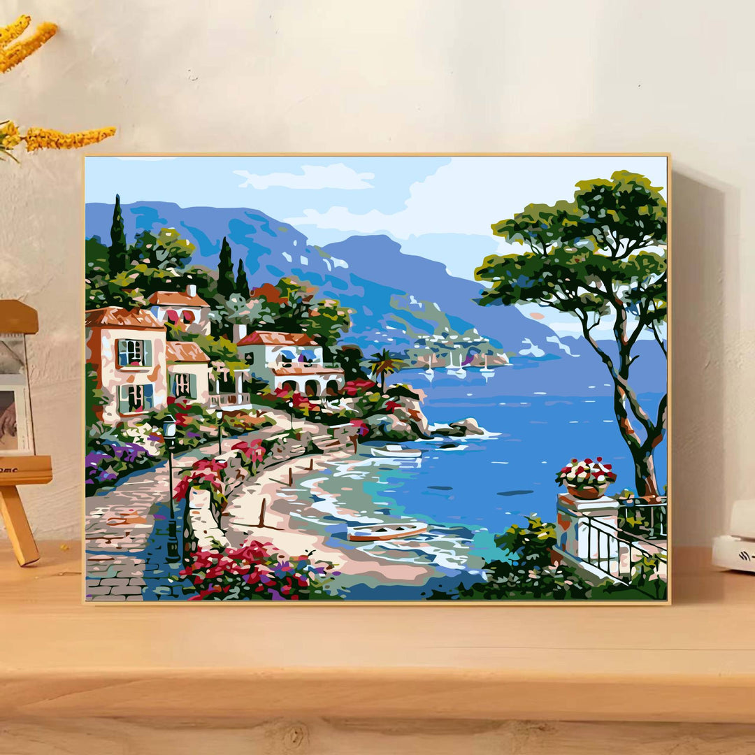 Scenic Landscape Art Canvas Print Stornfield