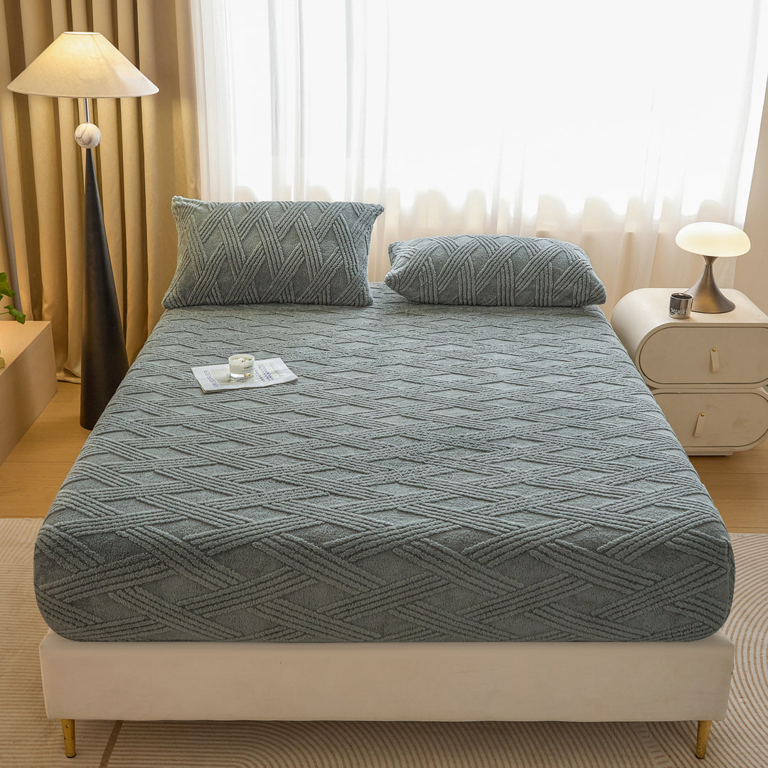 Plush Textured Bedspread