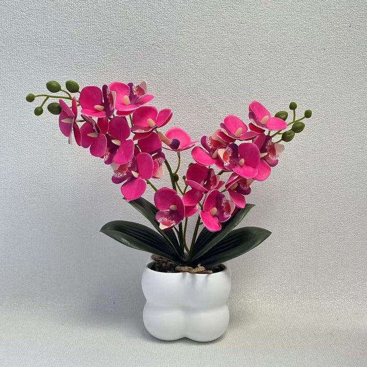 Lifelike Orchid Table Centerpiece