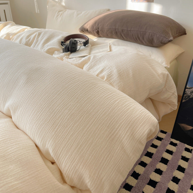 Ultra Soft Textured Duvet Cover Set