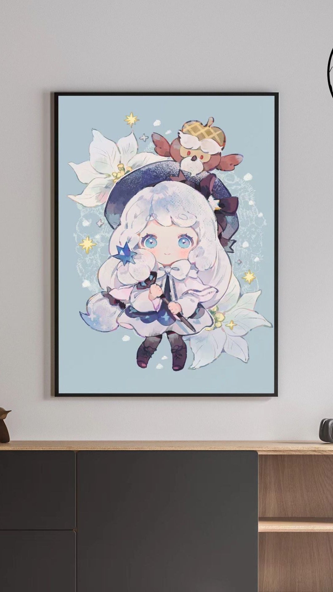 Illustrated Fantasy Character Canvas Art Print Stornfield
