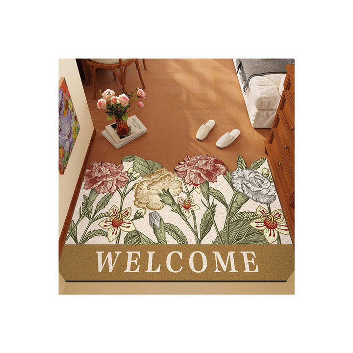 Floral Pattern Area Rug