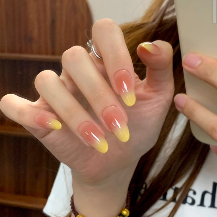 Ombre Press-On Nails with Glossy Finish Stornfield