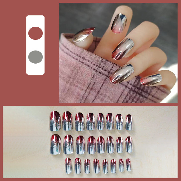 Creative artificial nails in modern gradient design Stornfield