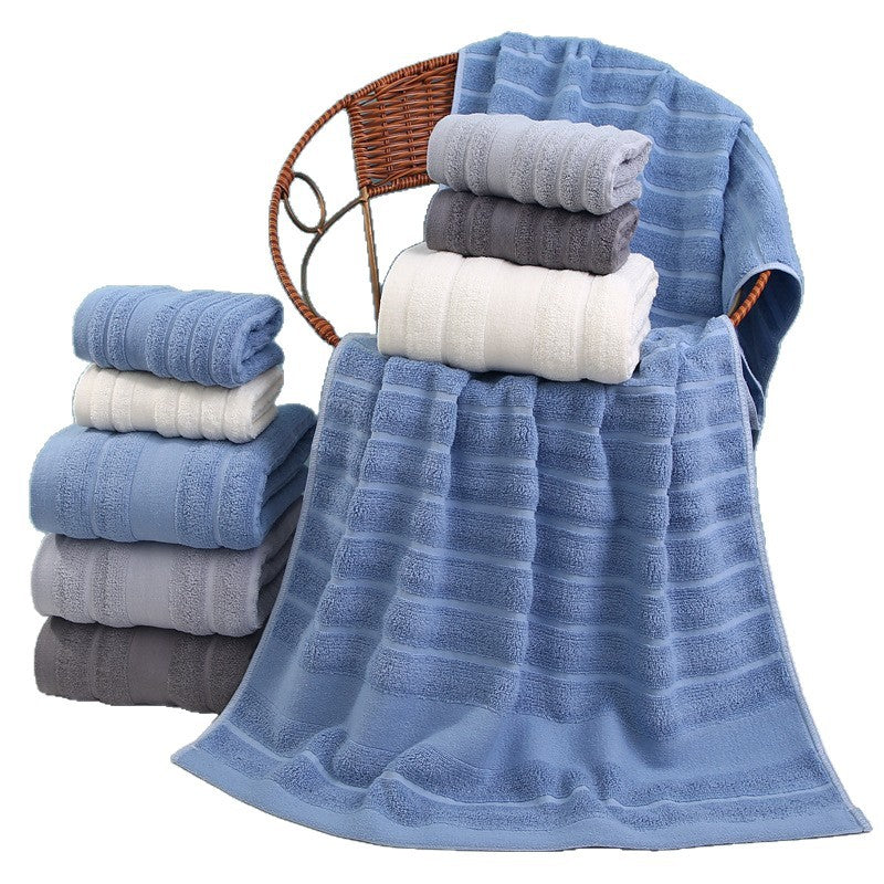 Terry Bath Towel with Elegant Stripes Stornfield