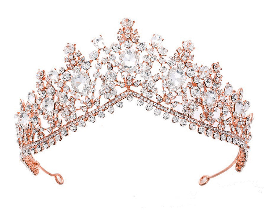 Women's Glamorous Tiara with Rhinestone and Crystal Embellishments Stornfield