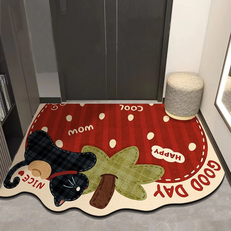 Cute Cat-Themed Entrance Mat