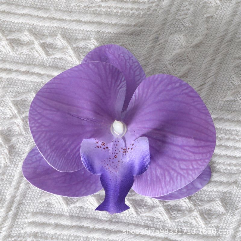 Elegant Fabric Orchid Hair Clip