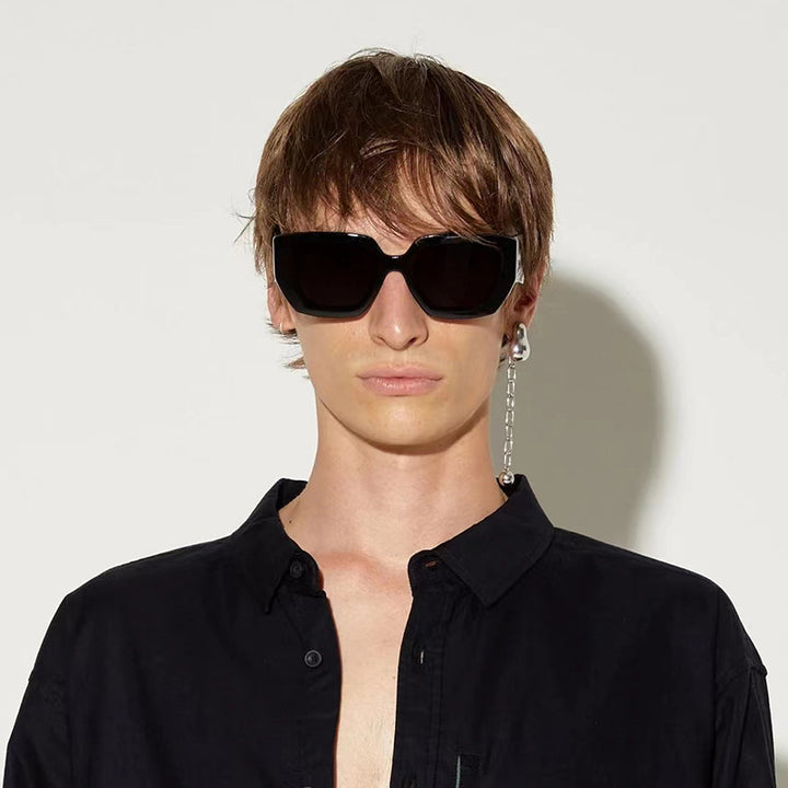 Women modern geometric sunglasses with striking frame Stornfield