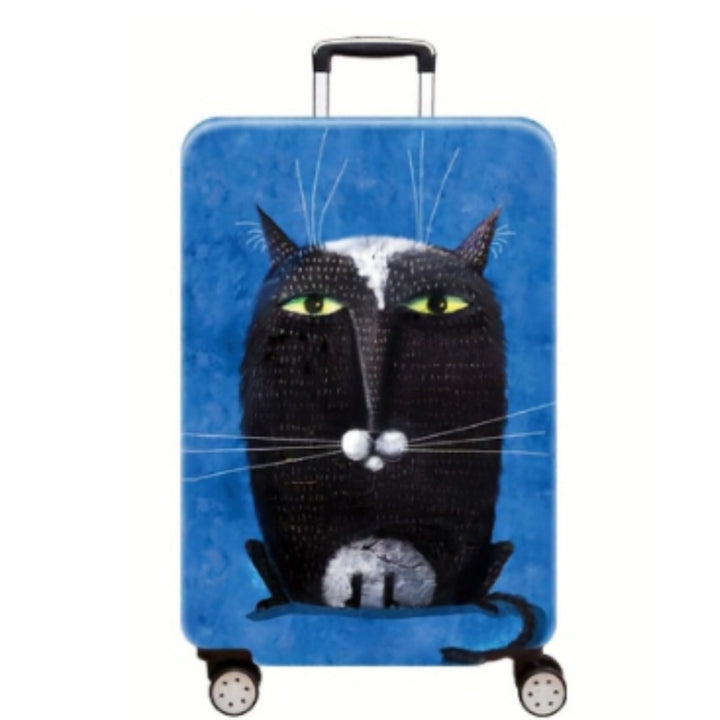 Women's Hard Shell Suitcase with Charming Cat Design Stornfield