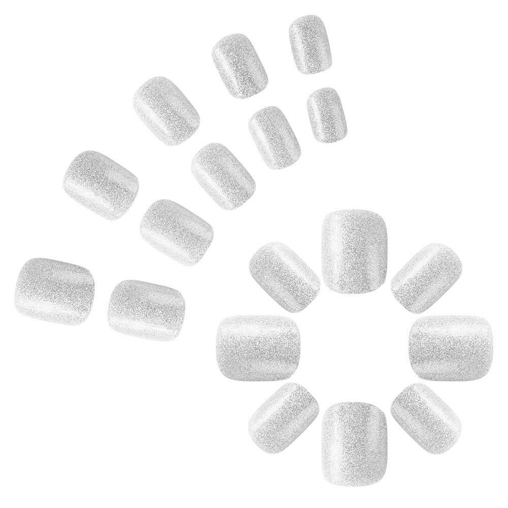 Sparkling Glitter Press-On Nails Stornfield