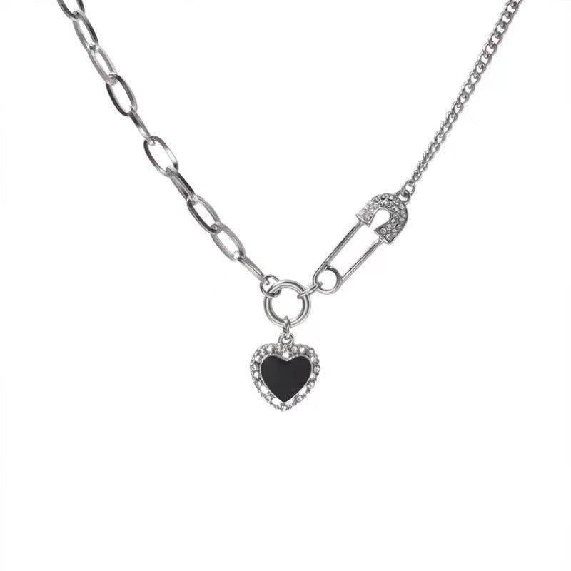 Heart-Shaped Pendant Necklace with Chain Stornfield