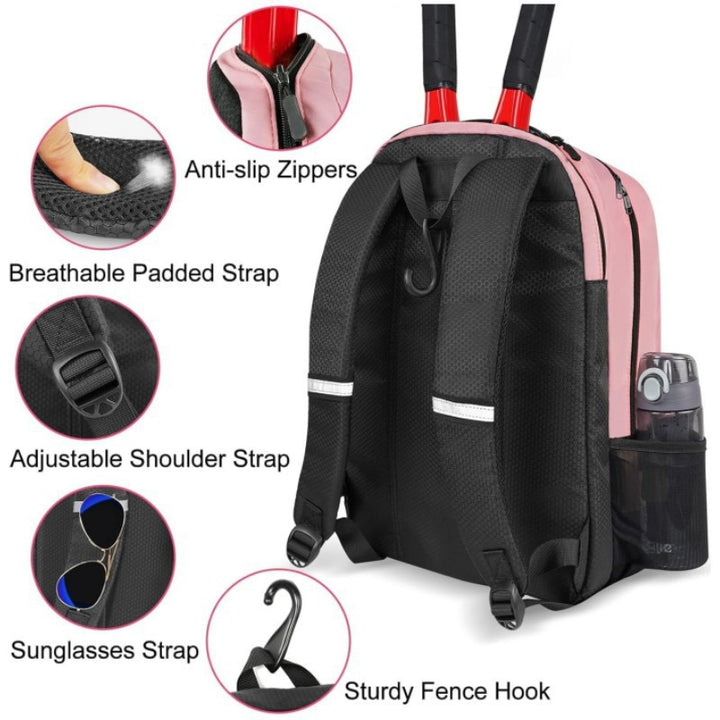 Sports backpack with shoe compartment and water bottle holder Stornfield