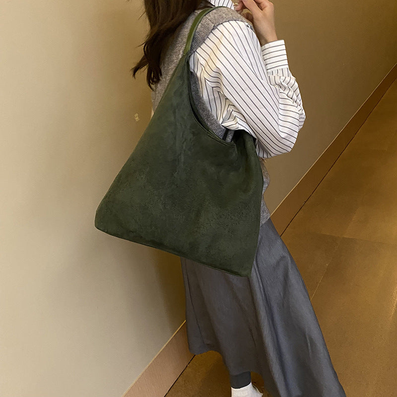 Suede Tote