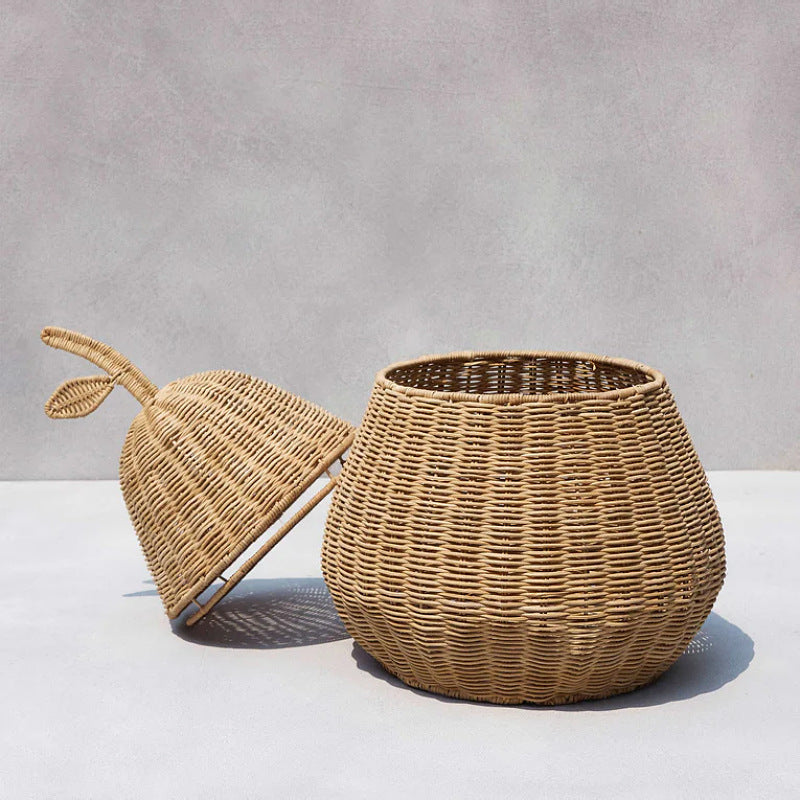 Playful decorative basket in pear shape Stornfield