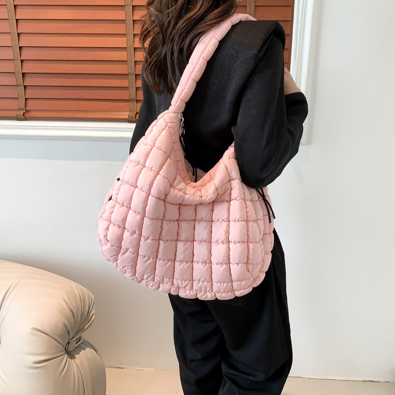 Quilted Casual Hobo Bag